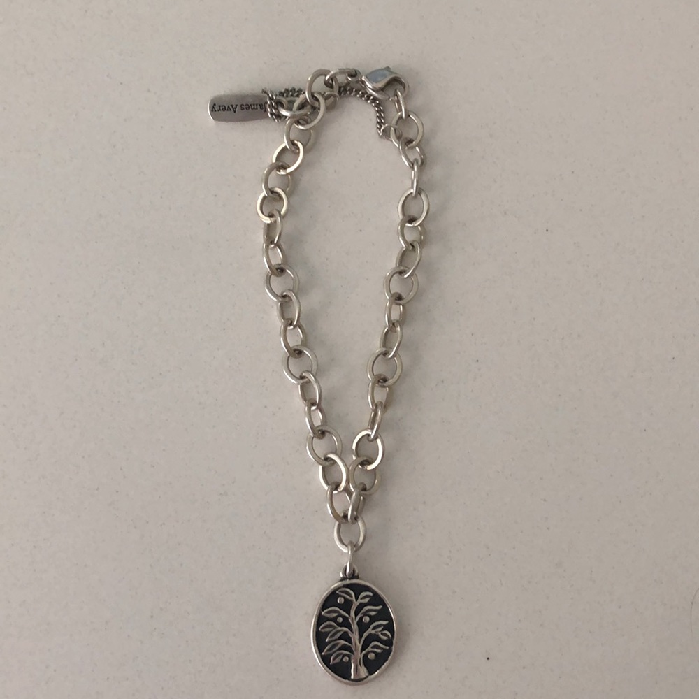 James Avery charm bracelet with tree of life charm